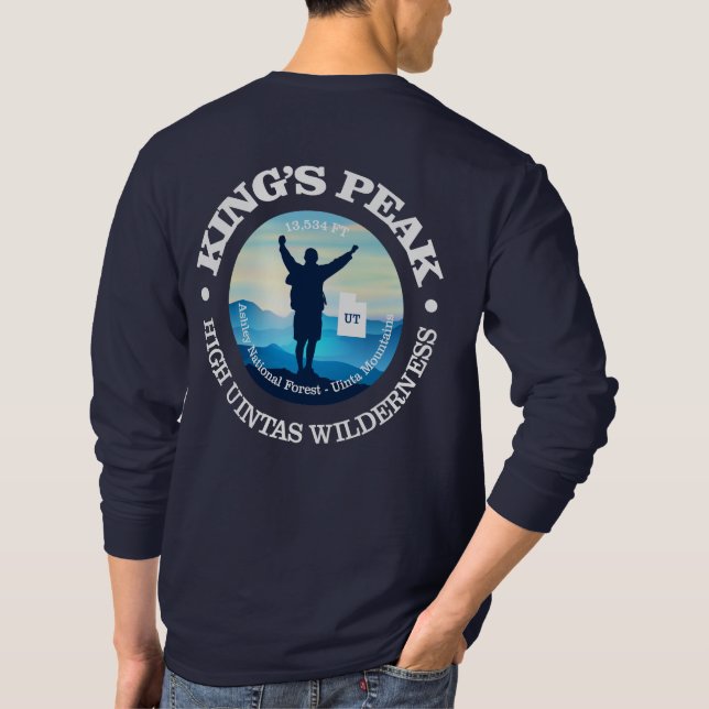 Kings Peak (V) T-Shirt (Back)