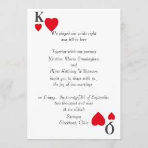 Kings & Queens Wedding Invitation