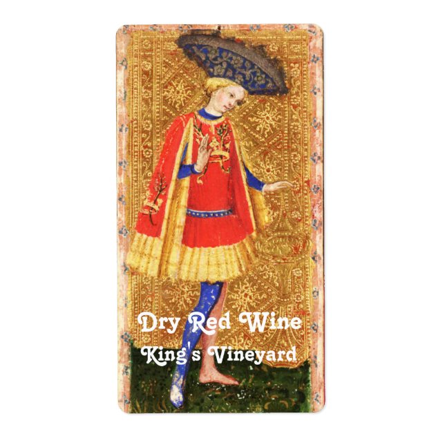KING'S VINEYARD RED WINE / ANTIQUE TAROTS (Front)