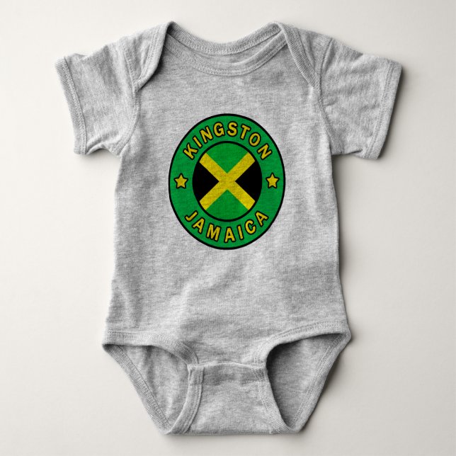 Kingston Jamaica Baby Bodysuit (Front)