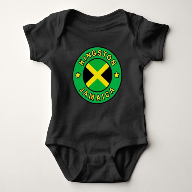 Kingston Jamaica Baby Bodysuit (Front)