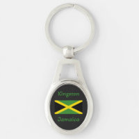 Kingston Jamaica – Jamaican Flag Keychain