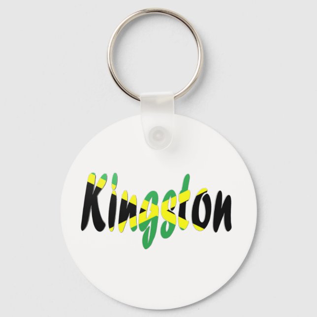 Kingston, Jamaica Key Ring (Front)