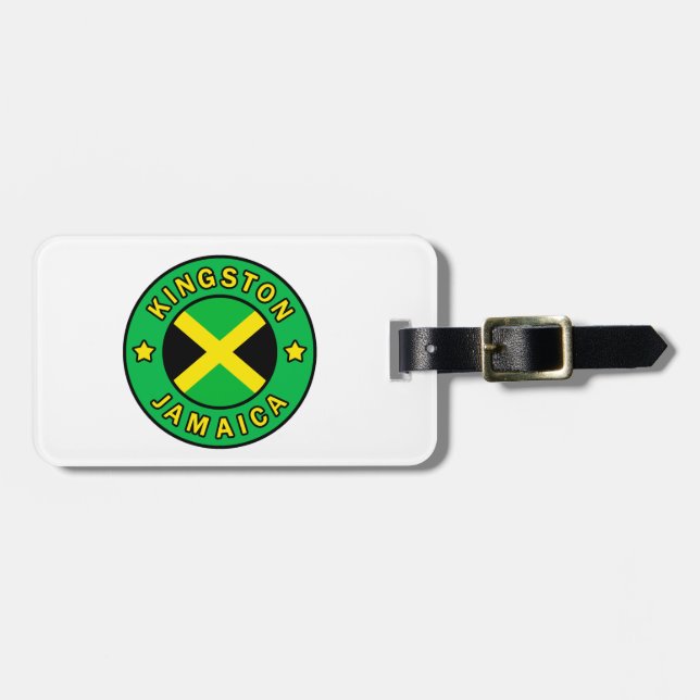 Kingston Jamaica Luggage Tag (Front Horizontal)