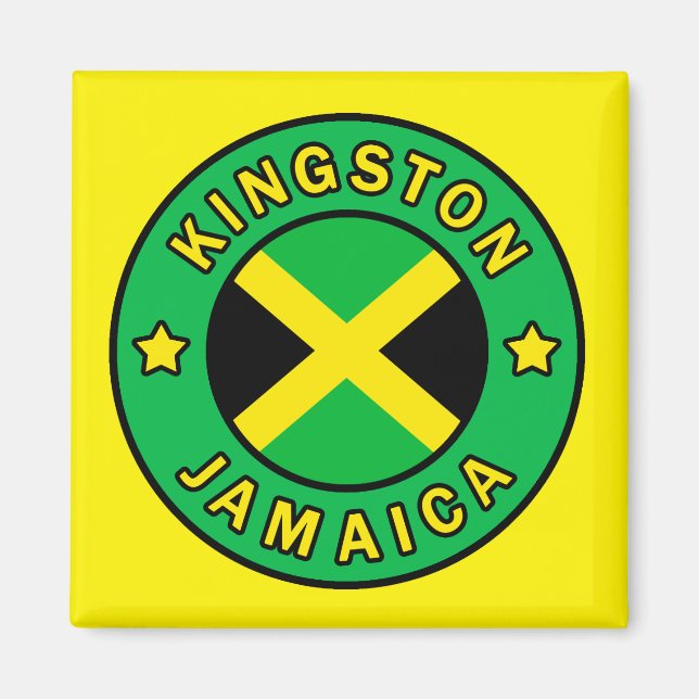 Kingston Jamaica Magnet (Front)