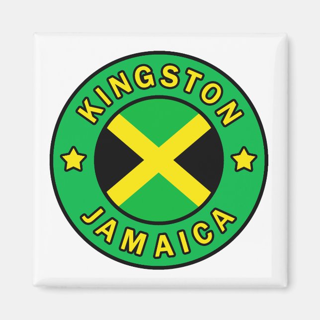 Kingston Jamaica Magnet (Front)