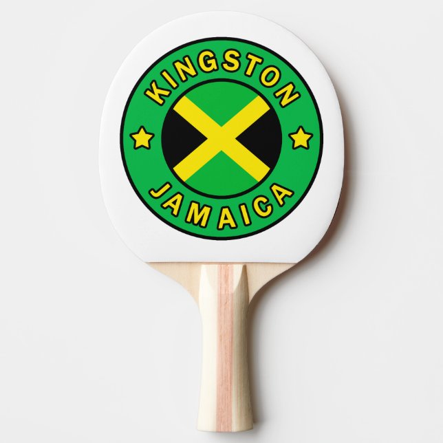Kingston Jamaica Ping Pong Paddle (Front)