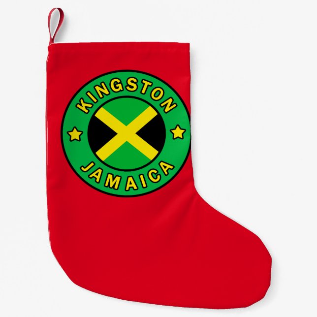 Kingston Jamaica Small Christmas Stocking (Front)