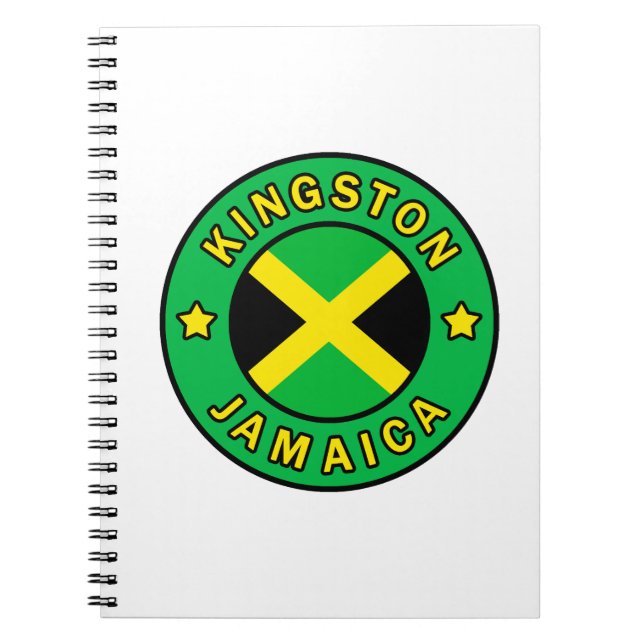 Kingston Jamaica Spiral Notebook (Front)
