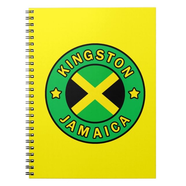 Kingston Jamaica Spiral Notebook (Front)