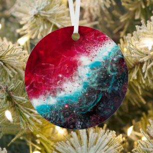 KiniArt Abstract Art Metal Ornament