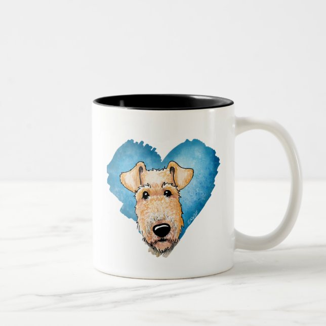 KiniArt Airedale Terrier Coffee Mug (Right)