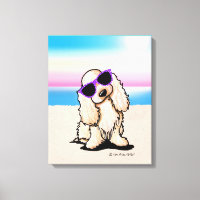 KiniArt ASCOB Cocker Spaniel Dog Beach