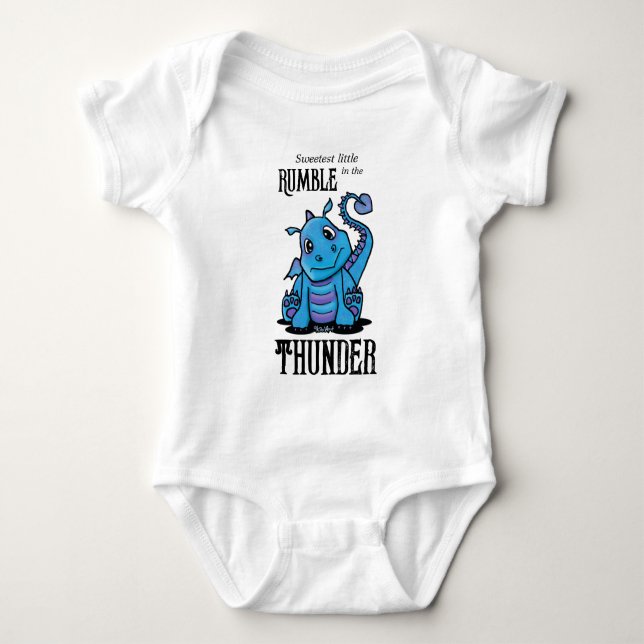 KiniArt Baby Dragon  Bodysuit (Front)