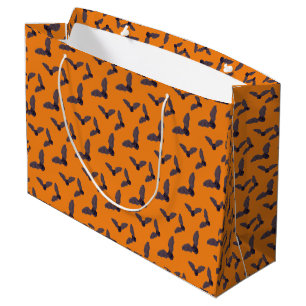 KiniArt Bats Halloween Large Gift Bag