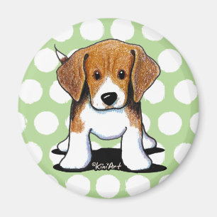 KiniArt Beagle Pup Magnet