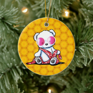 KiniArt Bear Ceramic Tree Decoration
