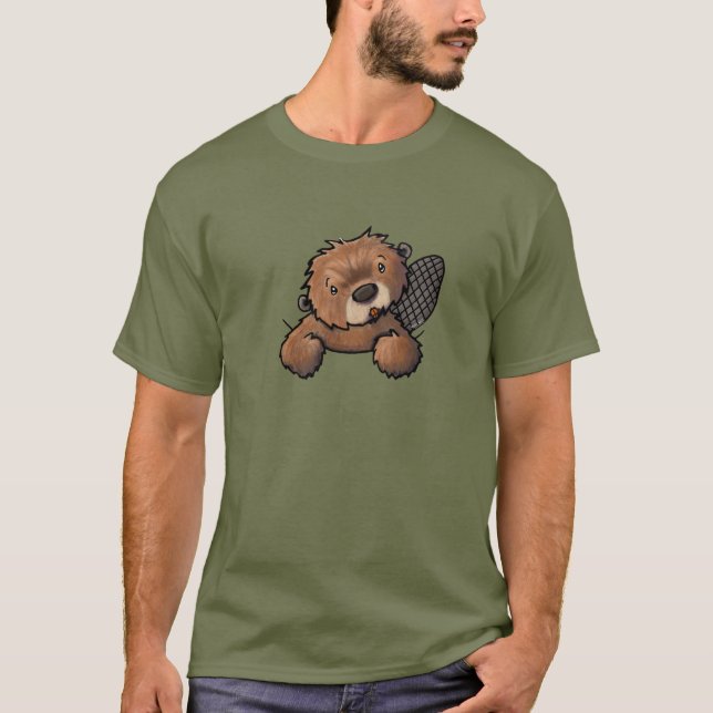 KiniArt Beaver T-Shirt (Front)