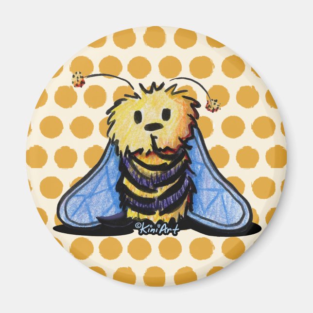 KiniArt Bee Magnet (Front)