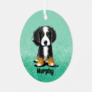 KiniArt Bernese Mountain Dog Metal Tree Decoration