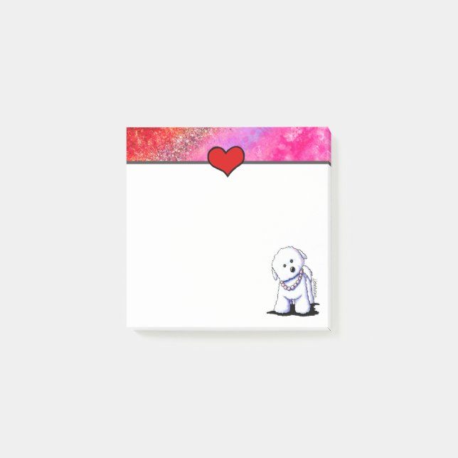KiniArt Bichon Frise  Post-it Notes (Front)