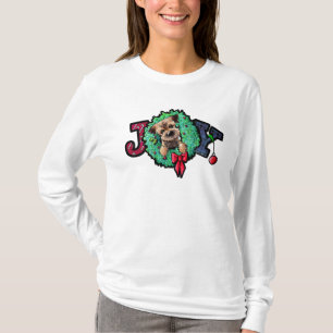 KiniArt Border Terrier Christmas T-Shirt