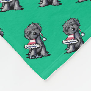 KiniArt Bouvier des Flandres Fleece Blanket