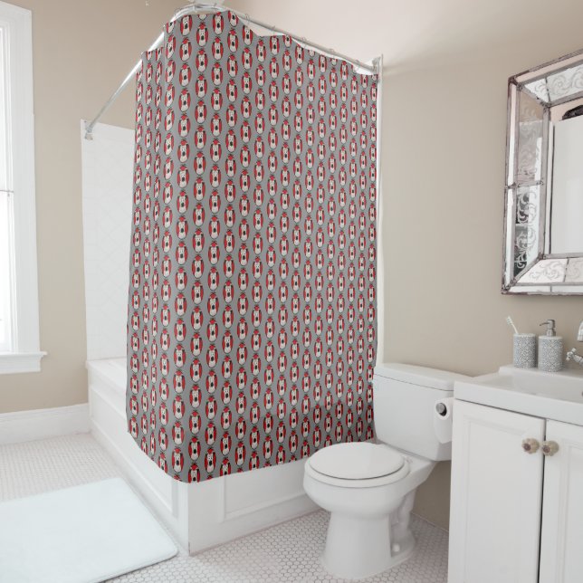 KiniArt Briard Shower Curtain (In Situ)