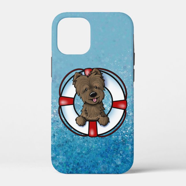 KiniArt Cairn Rescue Case-Mate iPhone Case (Back)