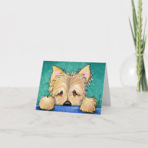 KiniArt Cairn Terrie Art Note Card