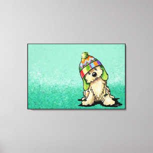 KiniArt Cairn Terrier Art Canvas Print
