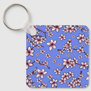 KiniArt Cherry Blossoms Key Ring
