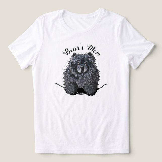 KiniArt Chow Personalised Tri-Blend Shirt (Design Front)