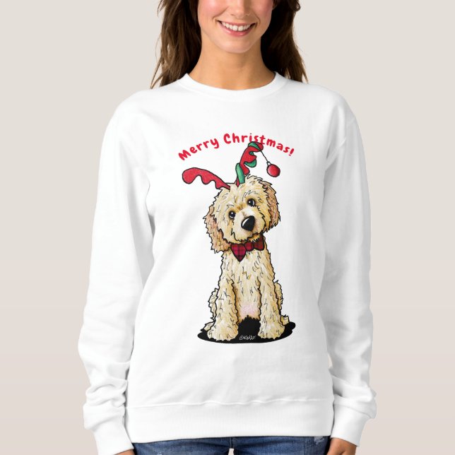 KiniArt Christmas DoodleMoji Sweatshirt (Front)