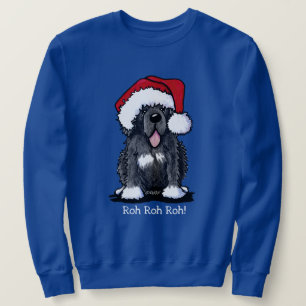 KiniArt Christmas Newfie Dog Hoodie