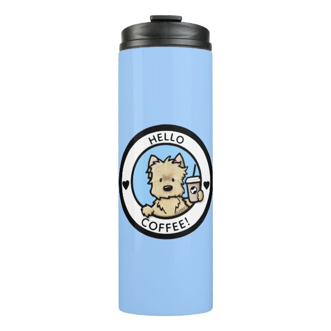 KiniArt Coffee Cairn Thermal Tumbler (Front)