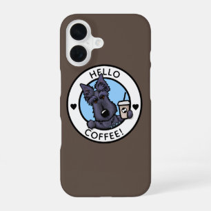 KiniArt Coffee Scottie Case-Mate iPhone Case