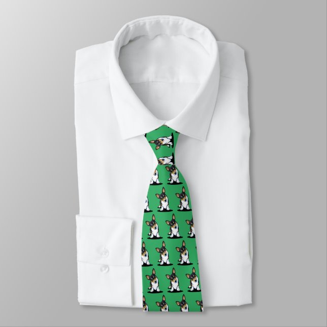 KiniArt Corgi Tie (Tied)