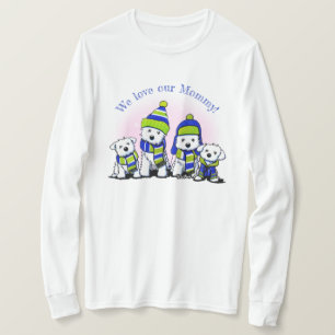 KiniArt Cosy Crew Dogs T-Shirt