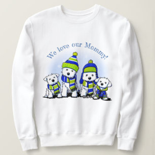 KiniArt Cozy Crew Dogs Sweatshirt