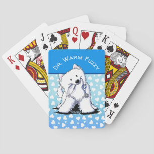 KiniArt Doctor Samoyed Playing Cards