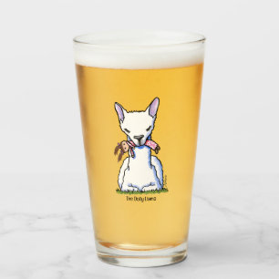 KiniArt Dolly Llama Glass