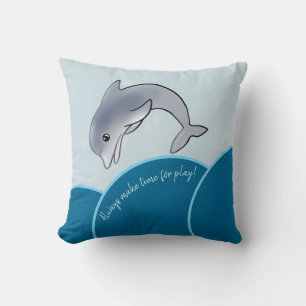 KiniArt Dolphin Ocean Cushion