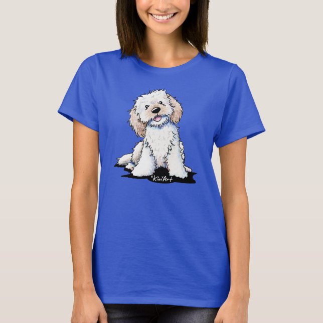 KiniArt Doodle Puppy T-Shirt (Front)