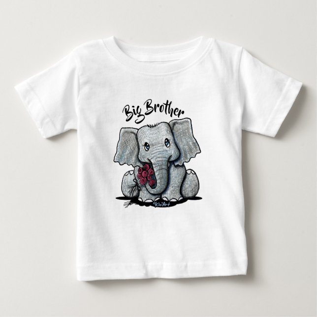 KiniArt Elephant Infant T-Shirt (Front)