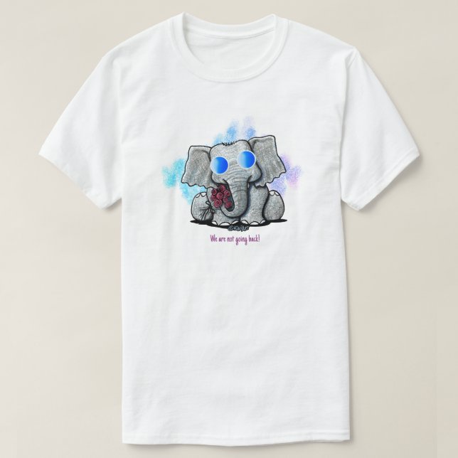 KiniArt Elephant T-Shirt (Design Front)