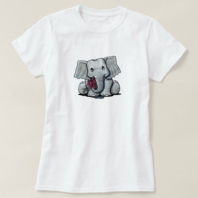 KiniArt Elephant T-Shirt (Design Front)