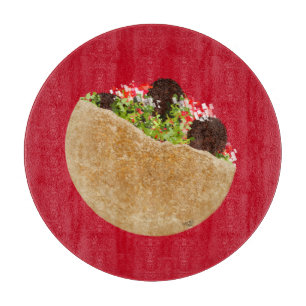KiniArt Falafel Sandwich Cutting Board