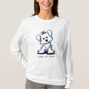 KiniArt Girlie Maltese T-Shirt