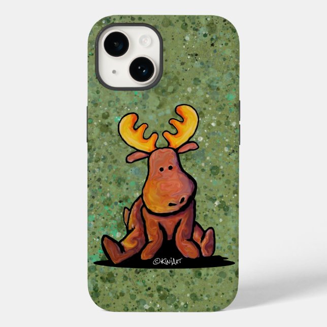 KiniArt Groovy Moose Case-Mate iPhone Case (Back)